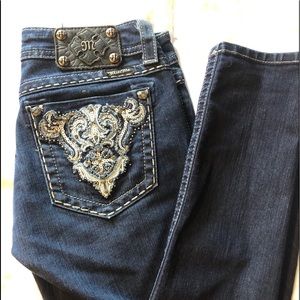 Like new, skinny, Miss Me jeans